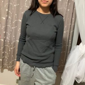 Style Co Long Sleeve Gray Top
